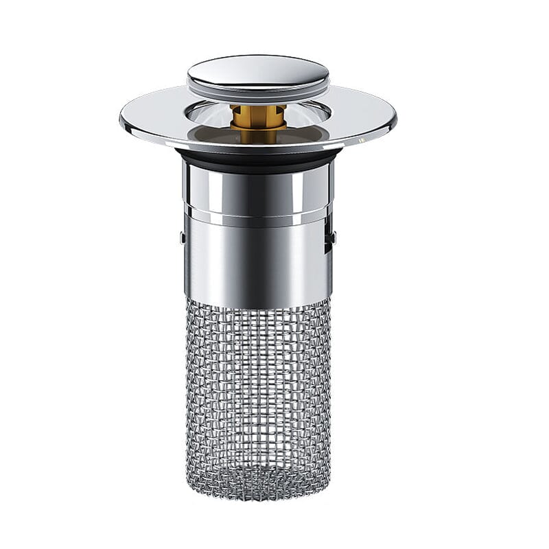 Pop-up Mechanism Drain Filter in Stainless Steel