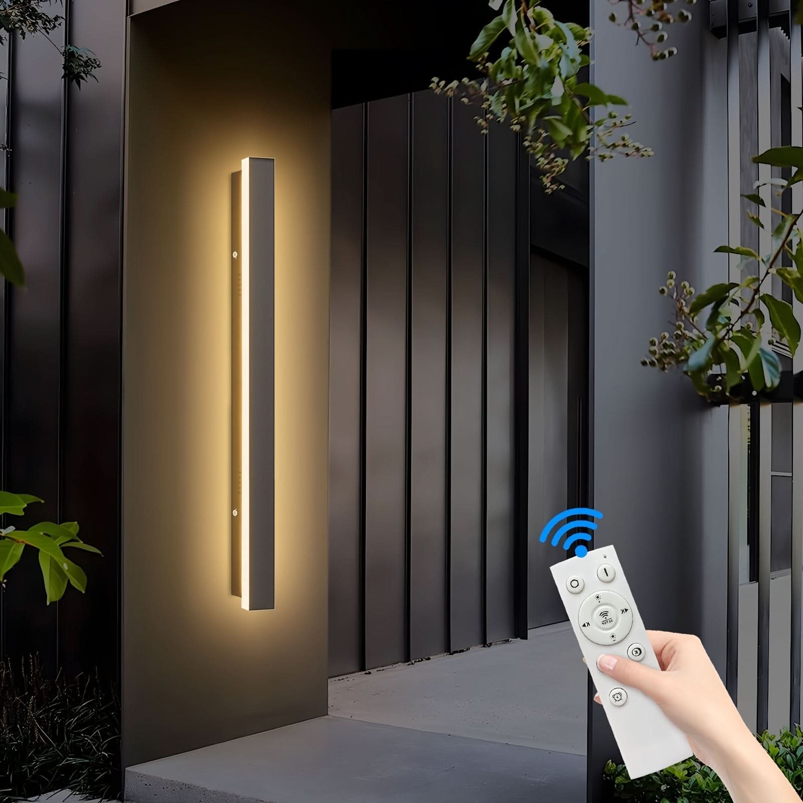 Dimmable Outdoor Wall Sconce - Long-Style Lighting Fixture