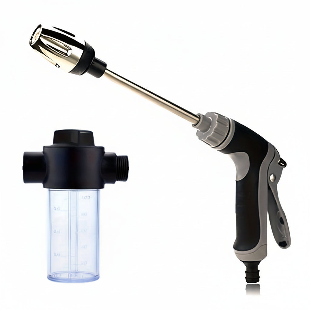 HydroBlast - Versatile High-Pressure Water Sprayer with Foam Attachment