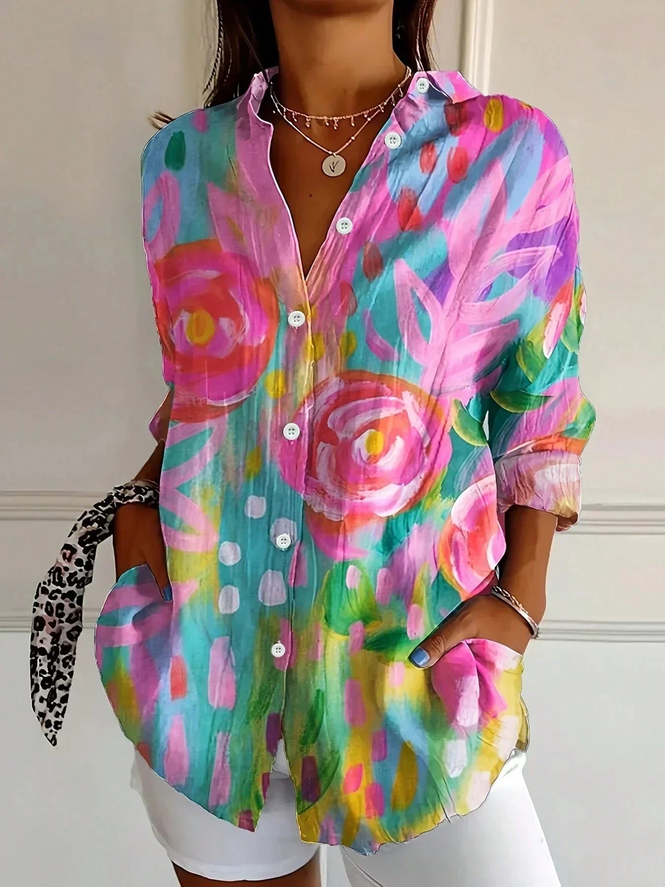 LumaLuxe™ Blouse — Wear Bright Confidence That Lasts All Day