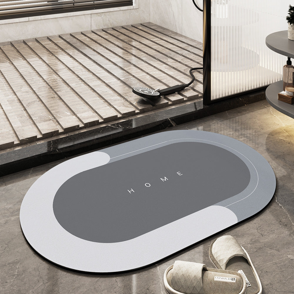 Ultra-Absorbent, Fast-Drying Bathroom Comfort Mat
