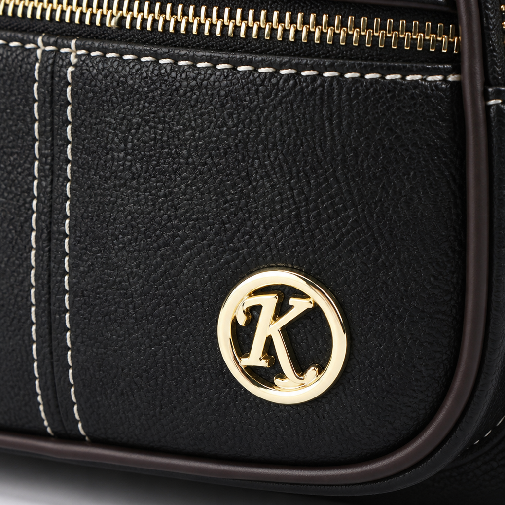 VieraBelle™ – Compact Crossbody Bag with Bold Patterned Strap