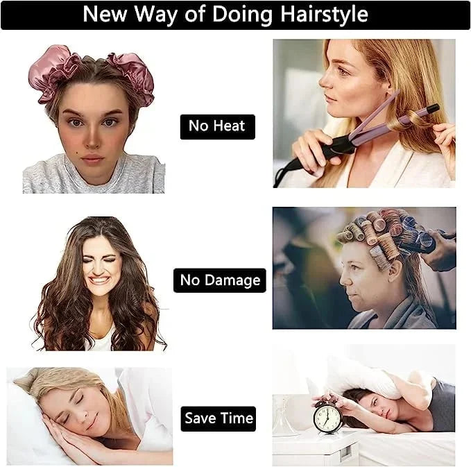 Ramellea™ Silk Curlers — Wake Up to Effortless, Luxurious Curls That Protect and Amaze