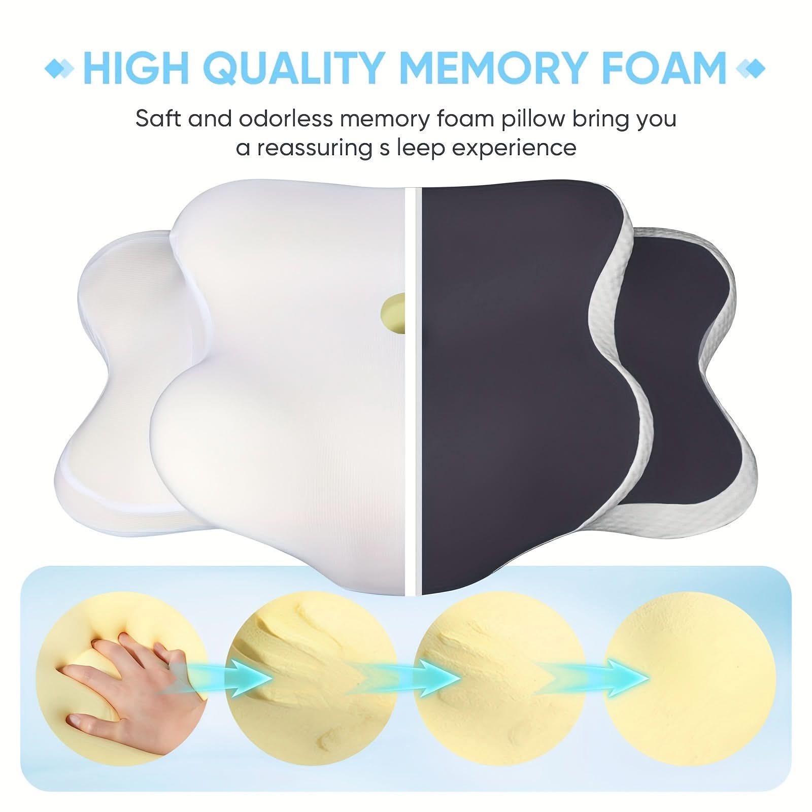 Neck Support Cushion for Comfortable Back Sleep – COOLFLOW