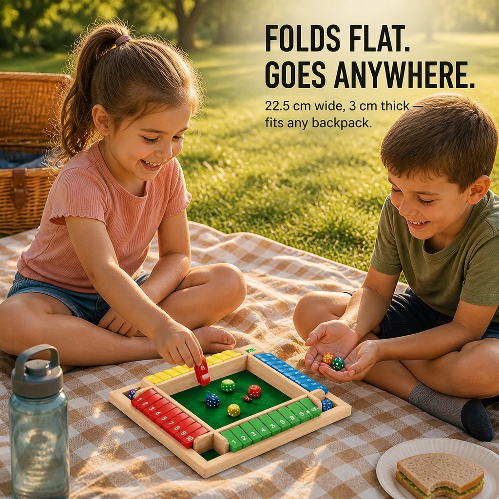 BrainSwing™ — Roll, Stack & Close the Box for Screen-Free Family Fun Nights