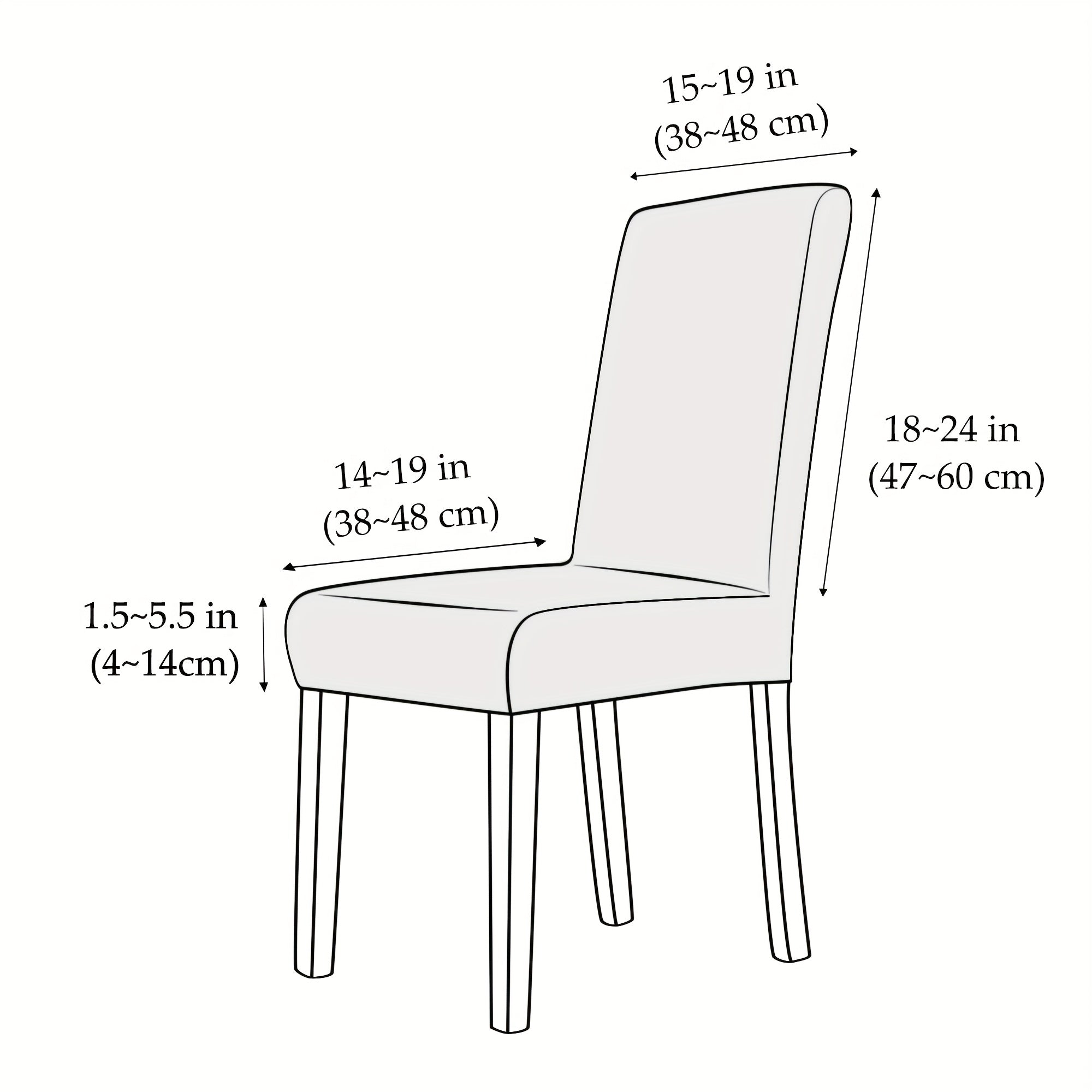 ChicGuard – Stylish Stretchable Chair Covers for Ultimate Protection