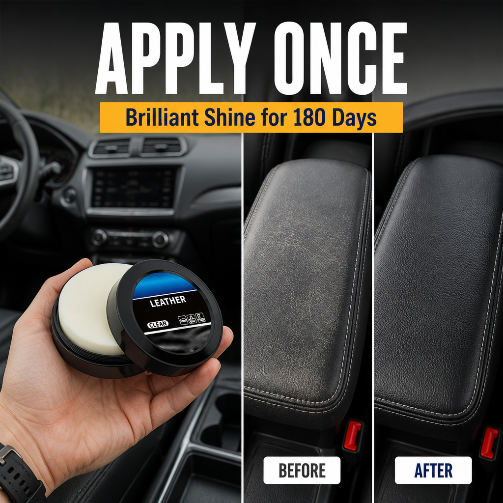 LustraHide™ — Restore Cracked, Dull Leather and Seal Shine for 180 Days