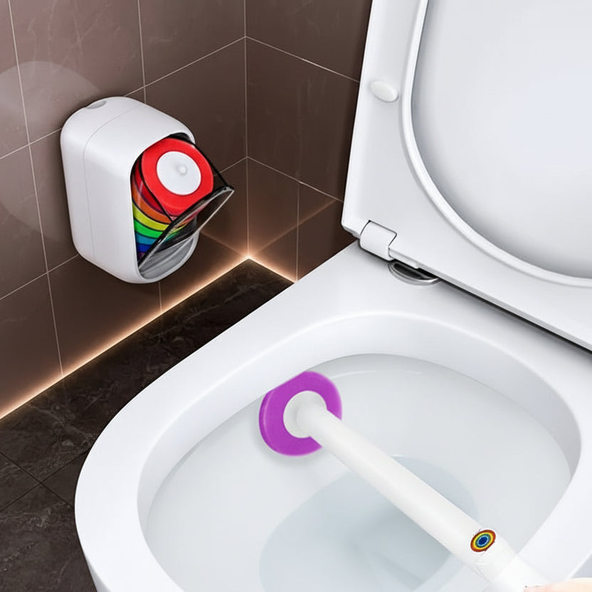 Compact Toilet Cleaning Solution with Sturdy Base