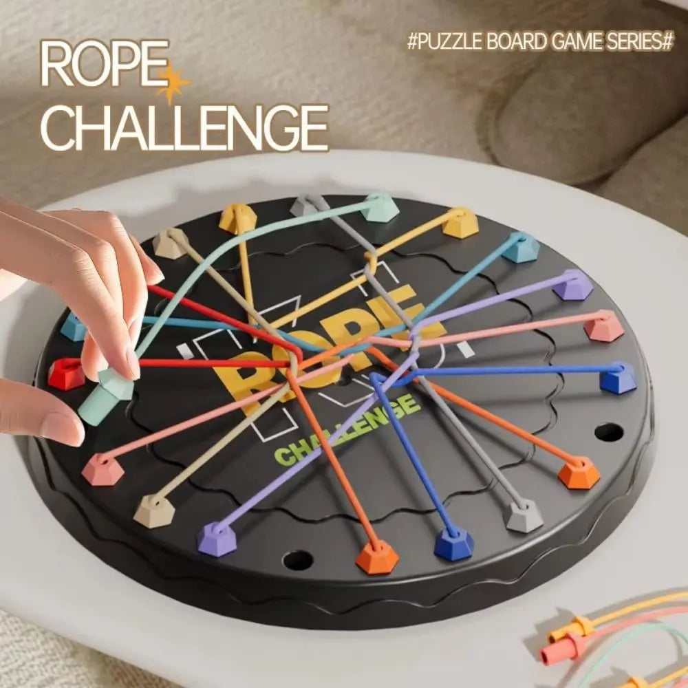 Logic Puzzle Rope Game – Enhances Concentration & Agility for Every Age