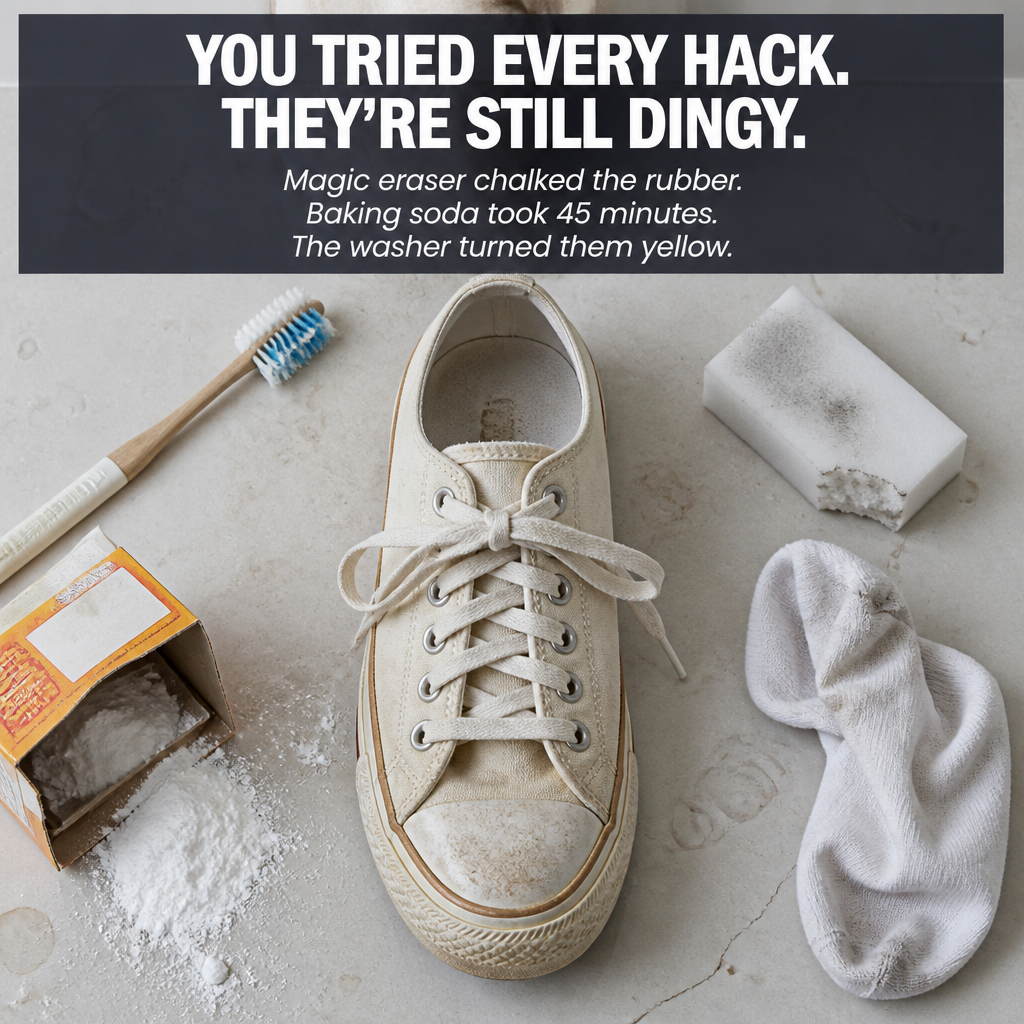 PureStep™ — Remove Dull Yellow Stains & Revive White Sneakers in 5 Minutes