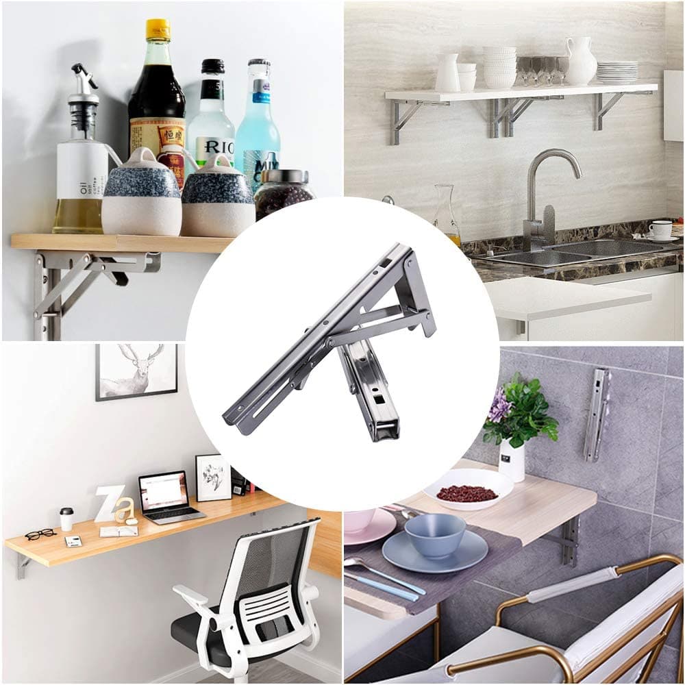 SwiftFold™ — Unlock Instant Freedom with Heavy-Duty, Space-Saving Brackets