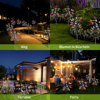 ViviLuxe™ Solar Butterfly Lights — Transform Your Garden Into a Stunning Nighttime Wonderland