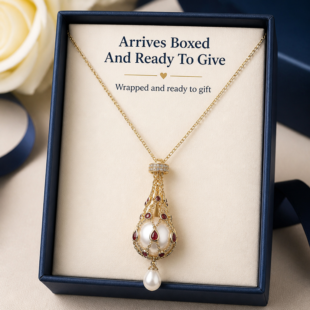 VivaLuxe™ Pearl Pendant — Ignite Your Unique Glow and Own Every Room