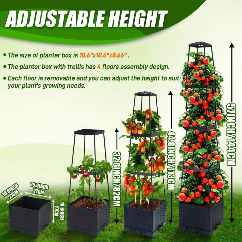 SkyVine™ Tower — Transform Tight Spaces into Towering Gardens That Thrive Effortlessly