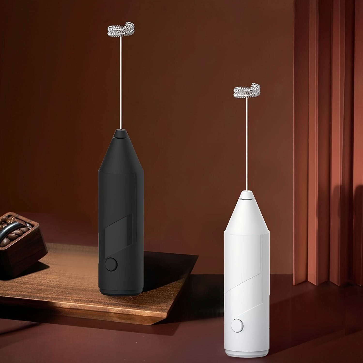 Handheld Electric Milk Frother for Coffee Mixing