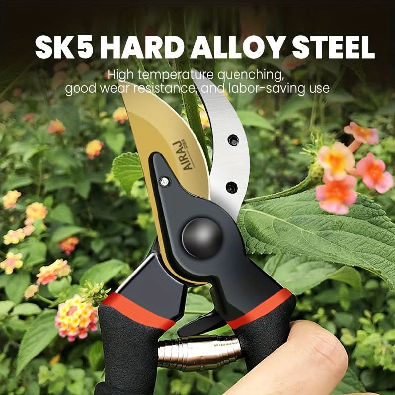 Heavy-Duty Garden Pruning Shears for Efficient Trimming