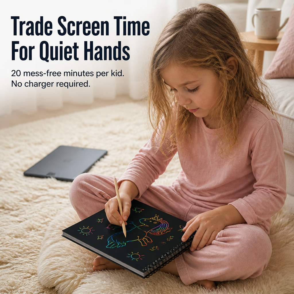 ColorRipple™ — Swap Screen Time for 20 Peaceful Minutes of Rainbow Magic