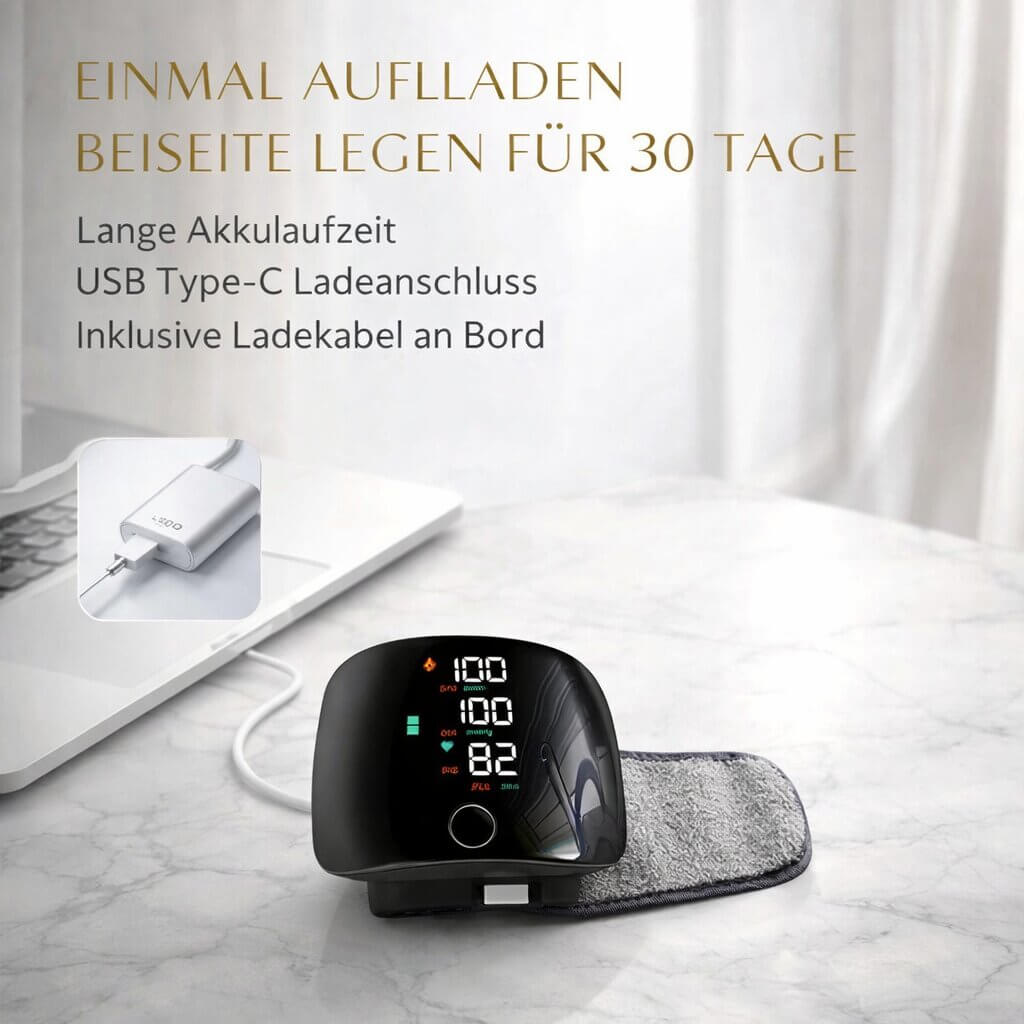 Wrist Blood Pressure Monitor | Rechargeable Digital Device