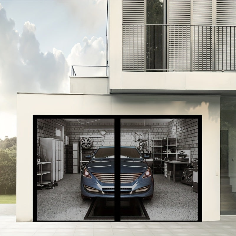 InsectShield – Hands-Free Magnetic Mesh Door Screen for Easy Entry