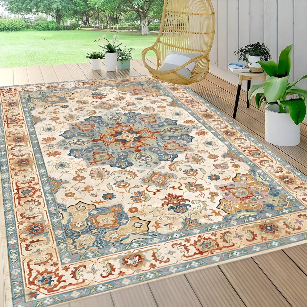 Outdoor Area Rug | PVC Non-Slip Backing | Nordic Style | FjordFloor