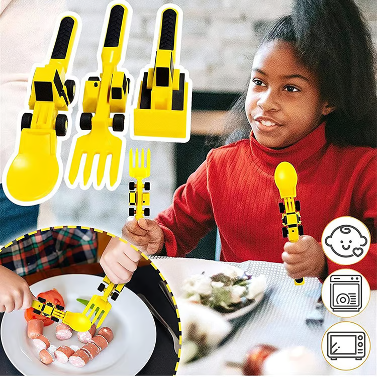TurboTots™ Cutlery — Ignite Your Child’s Confidence and Turn Every Meal into Playful Adventure