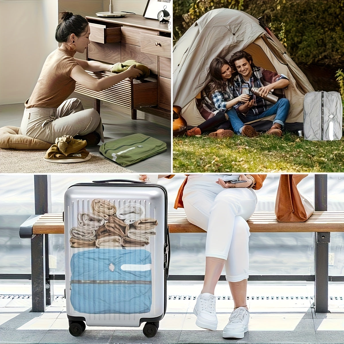 SpaceSaver Pro – Reusable Vacuum Bags for Efficient Packing