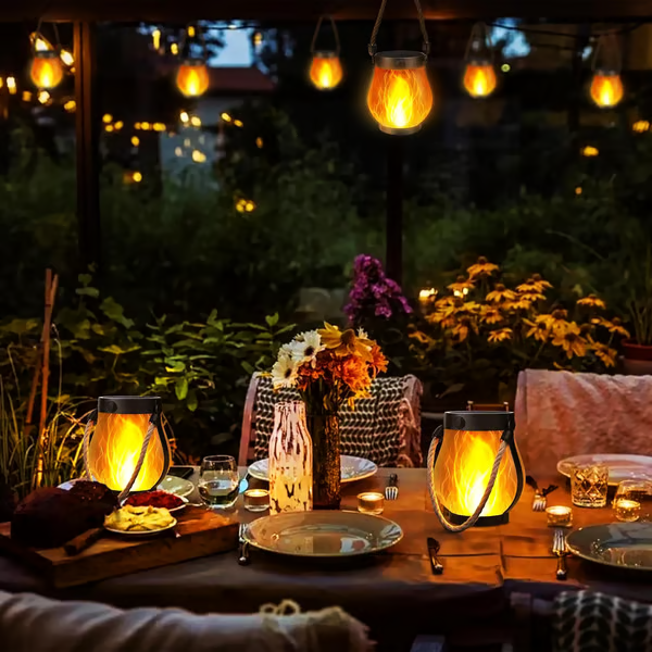 EmberLux™ — Ignite Cozy Nights with Safe, Stunning Solar Flame Glow