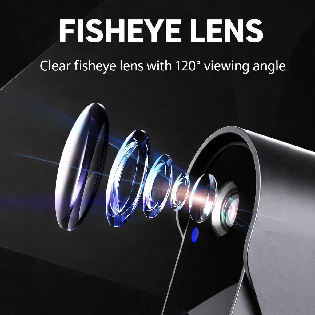 Doorbell Camera | Live Feed and Two-Way Audio | Night Vision Equipped | RingCam