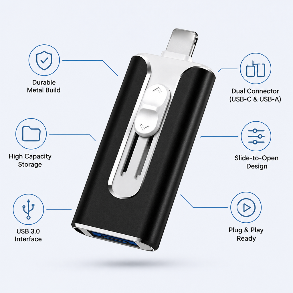 VantaFlash™ — Your Stylish, Unbreakable Vault for Every Memory and Moment