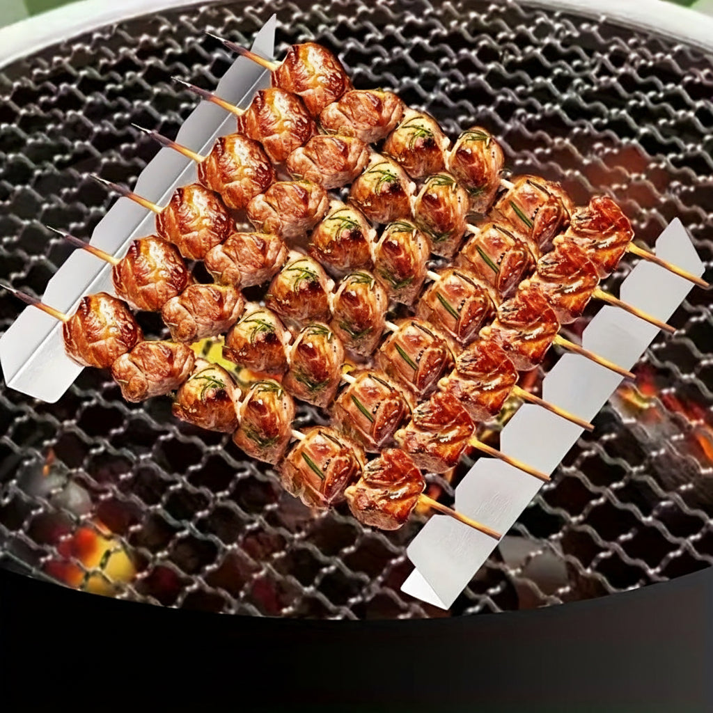 GrillMaster Pro – Elevated Skewer Holder for Perfect Barbecuing