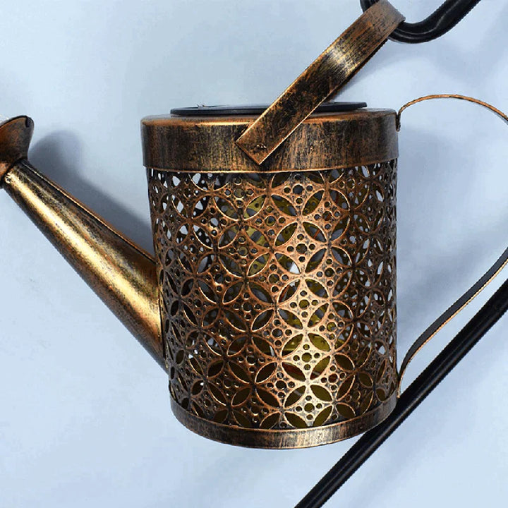 Garden Light Solar | Watering Can Design | Soft Rainfall Effect Lighting | GardenGlow