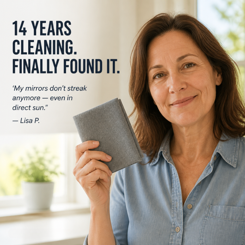 LumaClean™ — Clean Glass, Mirrors & Car Windows Streaklessly with Only Water