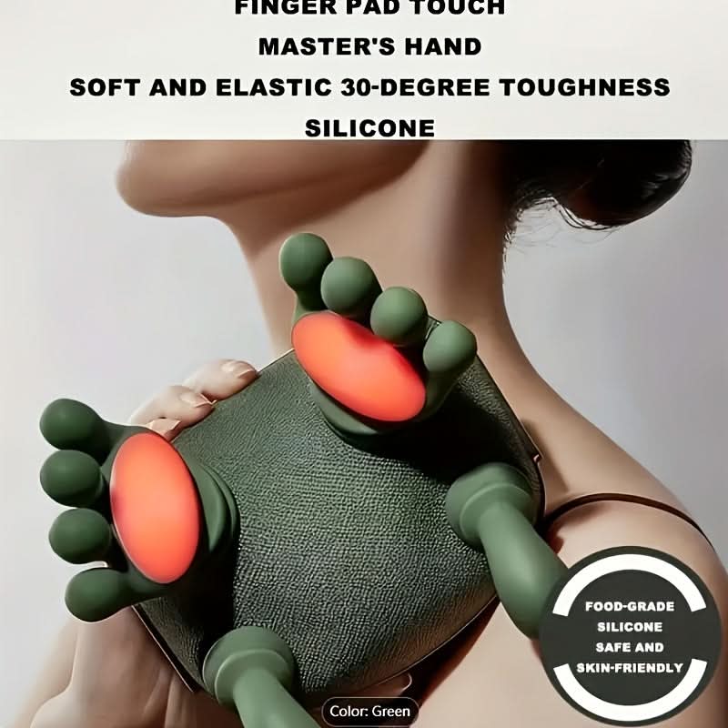 8-Claw Portable Deep Tissue Massager for Neck and Body Relief