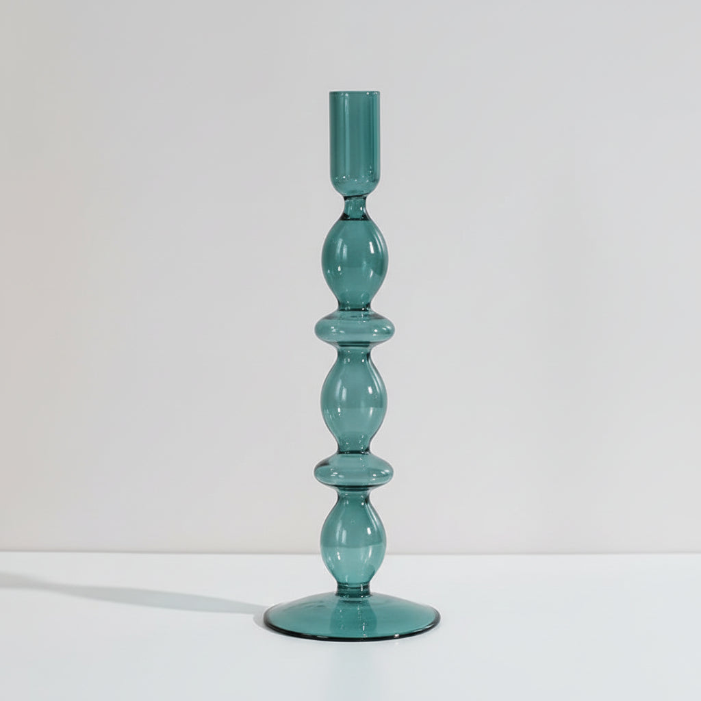 Elegant Glass Candle Holder and Vase for Modern Decor