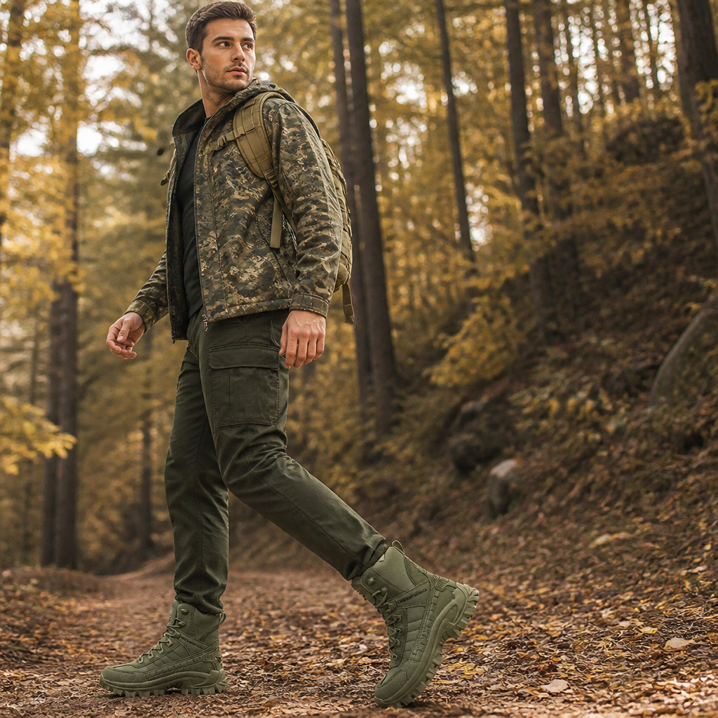 VortexTrail™ – Tactical Side-Zip Boots Featuring Anti-Slip Durable Sole