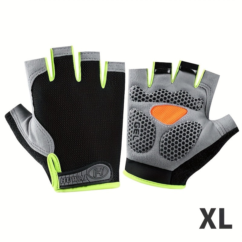 Versatile Outdoor Half Finger Gloves for Active Adventures