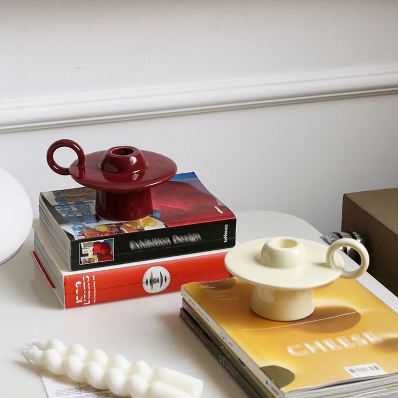 Celestial Charm – Vintage UFO Candle Holder