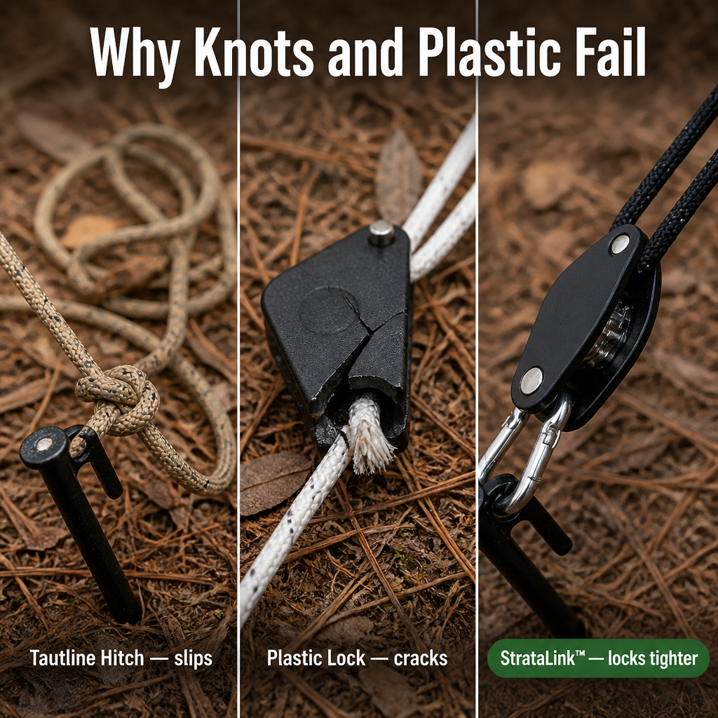 StrataLink™ — Secure It Tight, Lock It Fast, Leave the Knots Behind