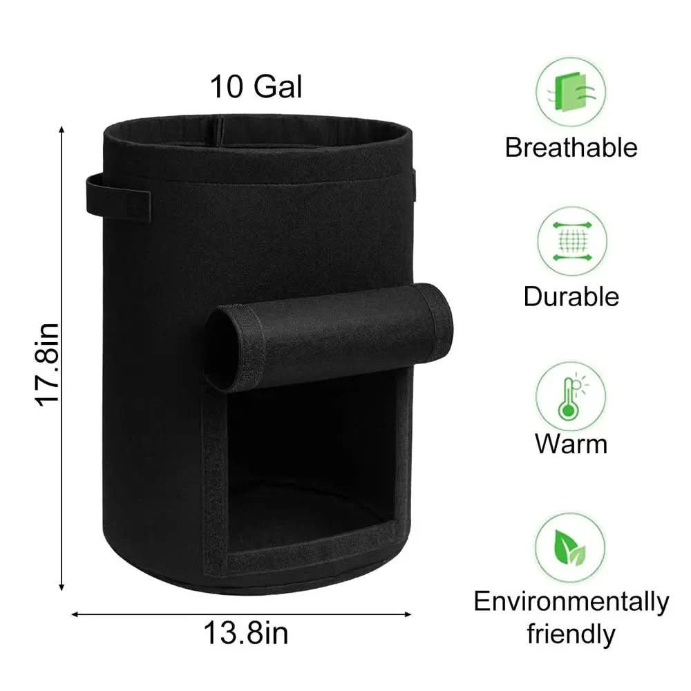 Set of Grow Bags for Fabric Planters