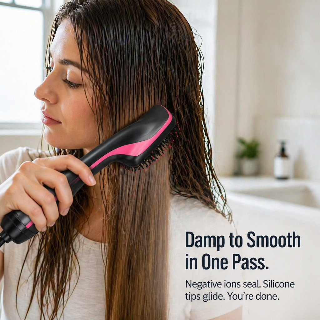 VivaLiss™ — Smooth Damp Hair Fast Without the Three-Tool Tumble