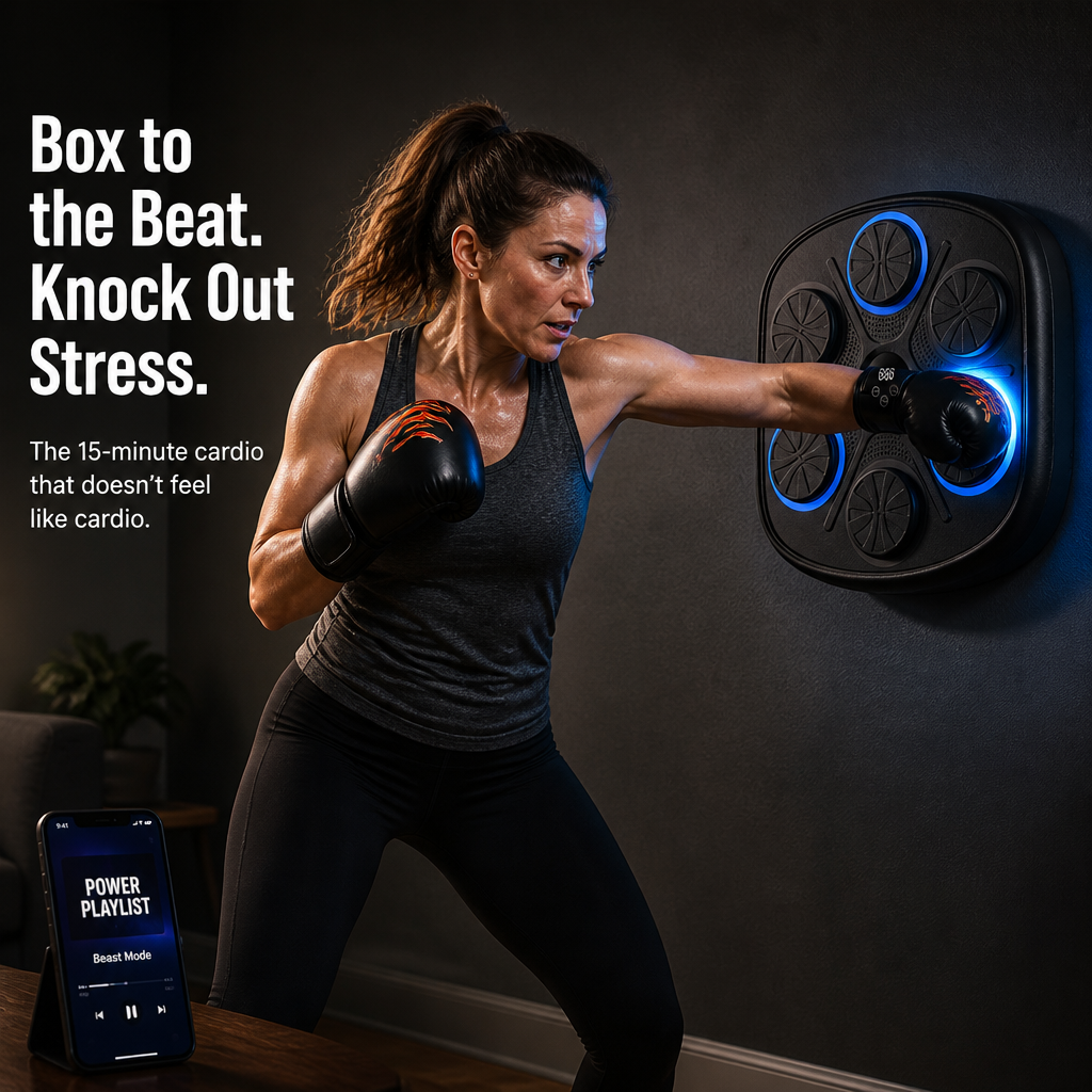 FlowPunch™ — Strike to the Rhythm and Beat Stress in 15-Minute Rounds