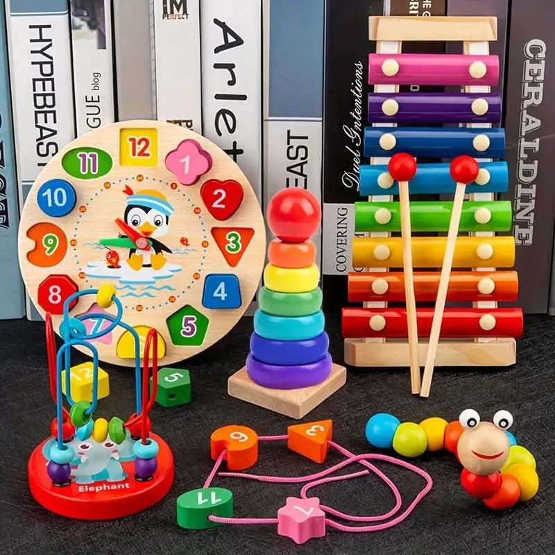Versatile 5-Module Learning Toy for Babies 6 Months and Up
