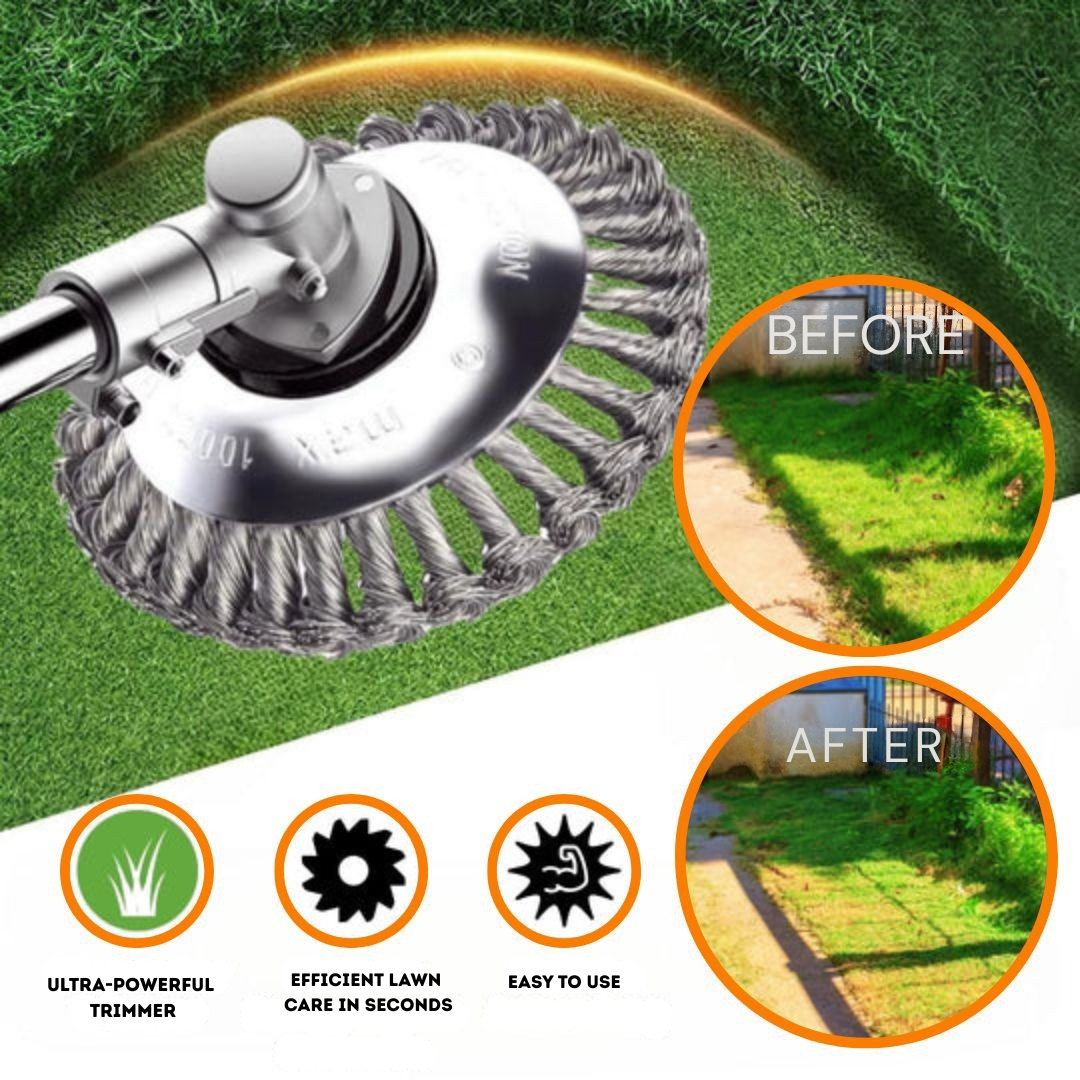 Steel Brush Cutter Head | Carbon Steel | Fast Attachment | JointForce