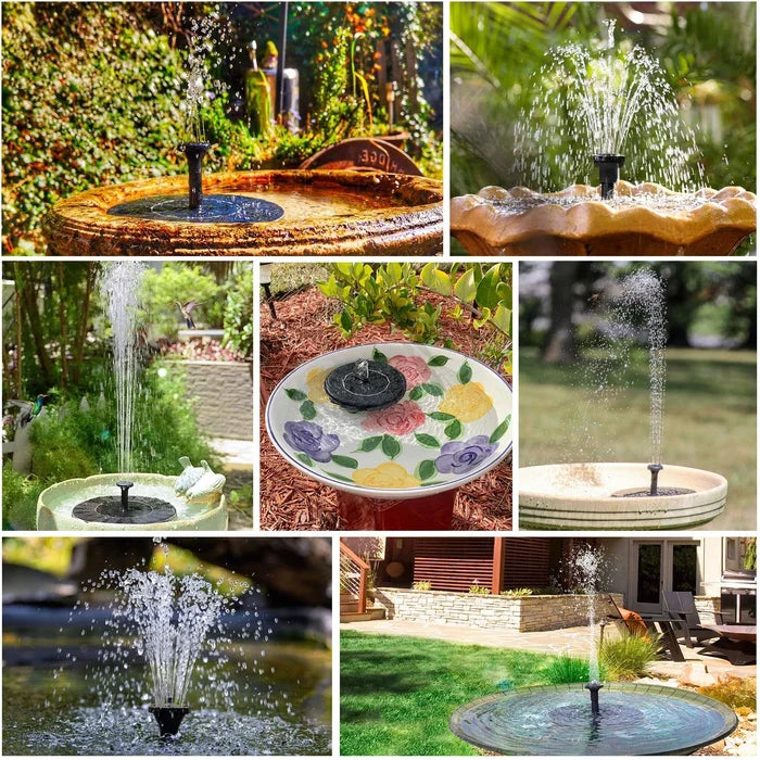 HydroLuma™ Solar Fountain — Instantly Transform Your Garden Into a Peaceful, Splash-Free Sanctuary