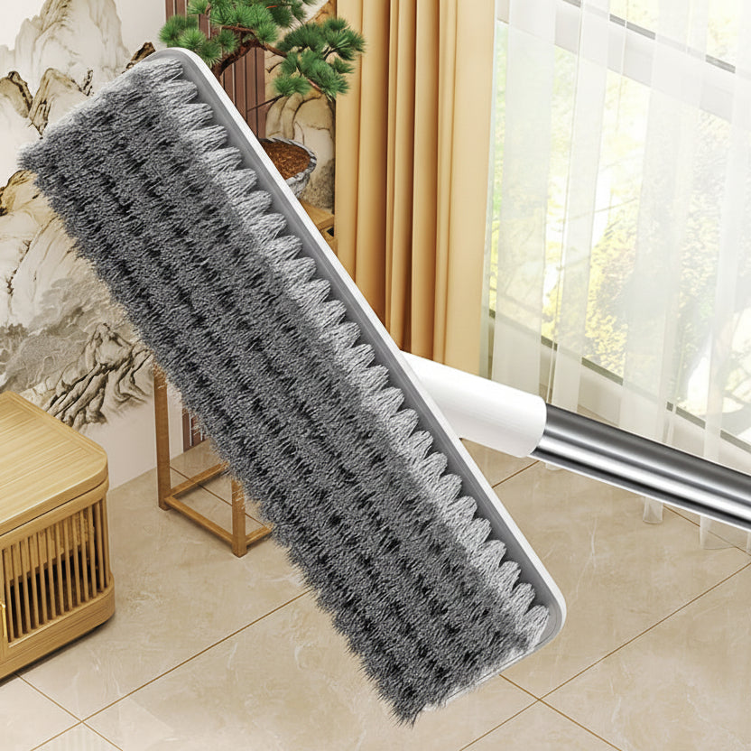 PowerScrub Pro - Versatile Floor Cleaning Brush with Extended Handle