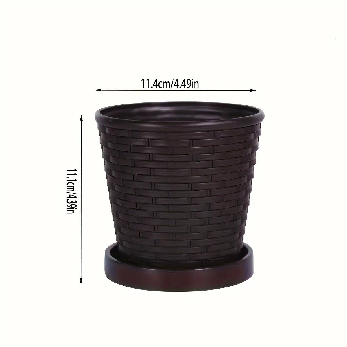 Chic Woven Planter – Stylish Pot for Indoor and Outdoor Use