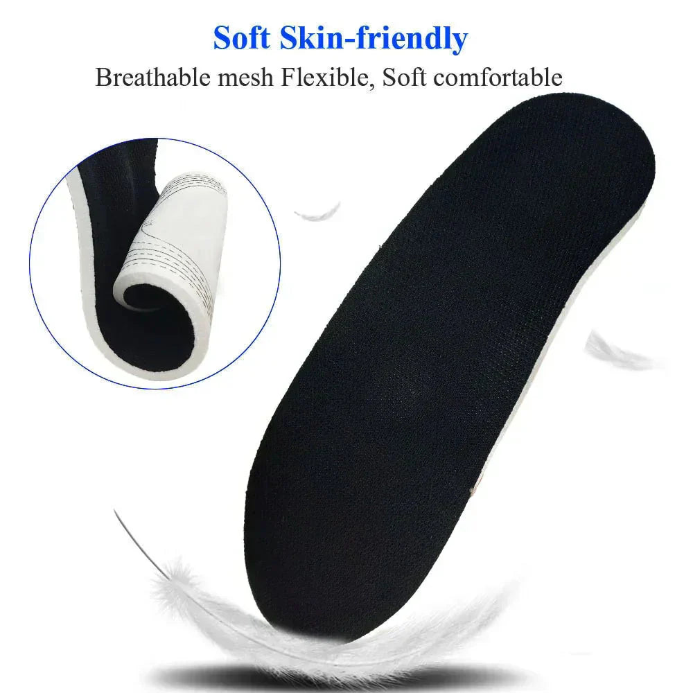 Cushioned Heel Orthotic Insoles with Arch Support