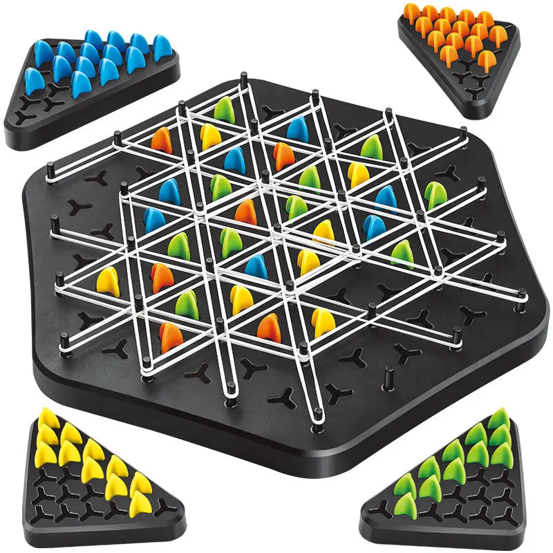 Chain Triangle Puzzle Game – Refined Logic Challenge for 2–4 Players