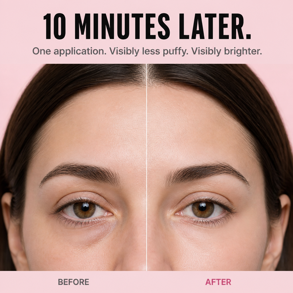 Luminevea™ — Reduce Puffiness in 10 Minutes with 4-Peptide Hydrogel Eye Patches