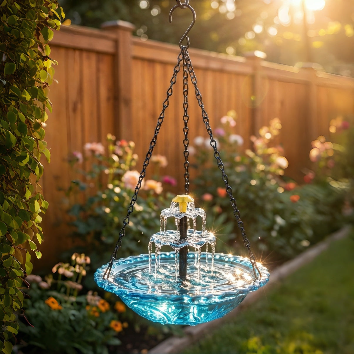 AuroraFlow™ — Transform Your Garden into a Sunlit Haven of Serenity and Birdsong